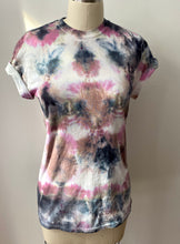 Load image into Gallery viewer, Pink Black Shibori Tie Dye Tee