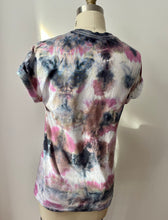 Load image into Gallery viewer, Pink Black Shibori Tie Dye Tee