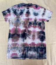 Load image into Gallery viewer, Pink Black Shibori Tie Dye Tee