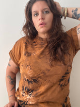 Load image into Gallery viewer, Iron and Rust Shibori Bleach Tee
